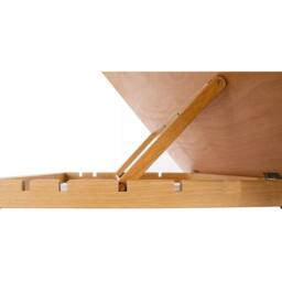 EONLION Artist Wooden Drawing Board Adjustable in Brown - Size: 100 cm - thumbnail 3