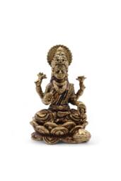 KDMD Brass Miniature Goddess Laxmi Figurine 37mm 22g Handcrafted India in Bronze - thumbnail 3