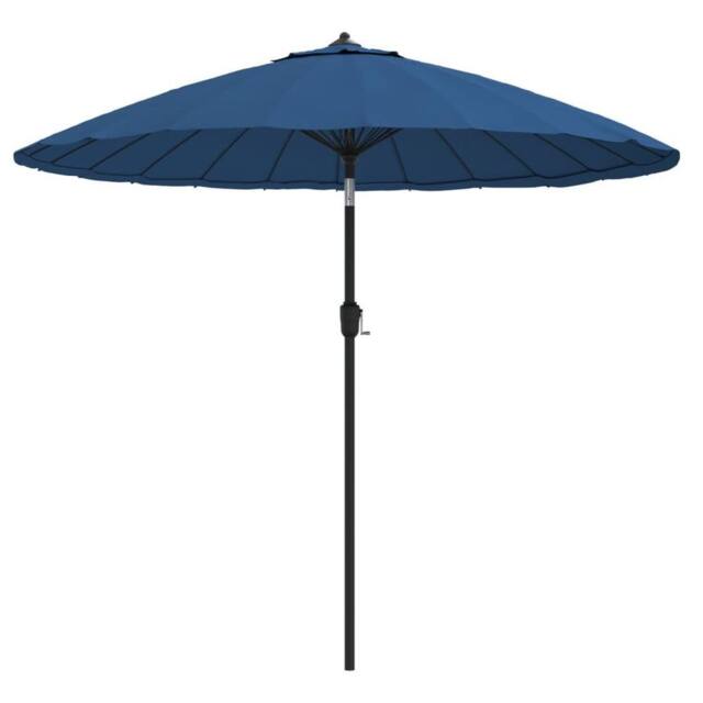 Berkfield Home Outdoor Parasol with Aluminium Pole 270 cm Azure Blue - image 1
