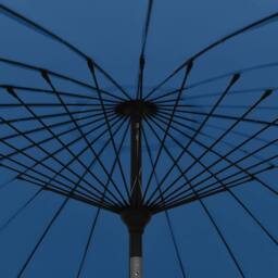 Berkfield Home Outdoor Parasol with Aluminium Pole 270 cm Azure Blue - thumbnail 5