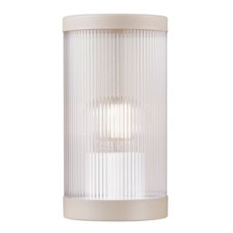 Nordlux Modern Outdoor Wall Light Sand Plastic E27 Weatherproof - Mains Powered, IP54 in Beige - thumbnail 3