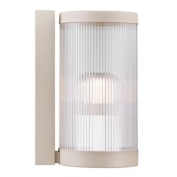 Nordlux Modern Outdoor Wall Light Sand Plastic E27 Weatherproof - Mains Powered, IP54 in Beige - thumbnail 2