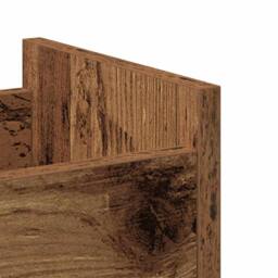 Berkfield Home Rolling Cabinet Old Wood 60x22x79 cm Engineered Wood in Brown - Size: 60 x 22 x 79 cm - thumbnail 9