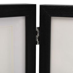 Berkfield Home Trifold Photo Frame Collage Black 28x18 cm+2x - Size: 28x18 cm - thumbnail 5