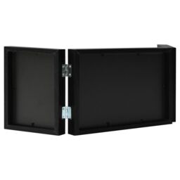 Berkfield Home Trifold Photo Frame Collage Black 28x18 cm+2x - Size: 28x18 cm - thumbnail 3