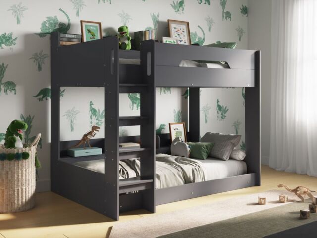 Flair Gravity Bunk Bed in Grey - Size: Single - image 1