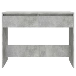 Berkfield Home Console Table Concrete Grey 100x35x76.5 cm Engineered Wood - thumbnail 5