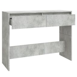 Berkfield Home Console Table Concrete Grey 100x35x76.5 cm Engineered Wood - thumbnail 6