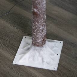 Samuel Alexander 8ft (2.40m) Tall Light up Christmas Snow Tree with 412 Warm White LEDs - thumbnail 9