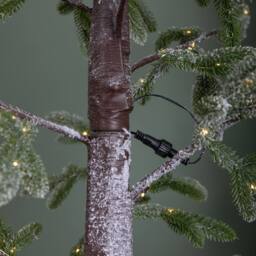 Samuel Alexander 8ft (2.40m) Tall Light up Christmas Snow Tree with 412 Warm White LEDs - thumbnail 5