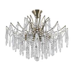 Netlighting Stylized Flush Ceiling Light Antique Bronze 2 Light E14 - thumbnail 2