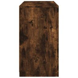 Berkfield Home Sideboard with LED Lights Smoked Oak 60.5x37x67 cm in Brown - thumbnail 8