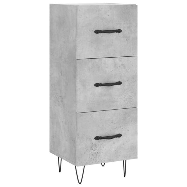 Berkfield Home Sideboard Concrete Grey 34.5x34x90 cm Engineered Wood - image 1