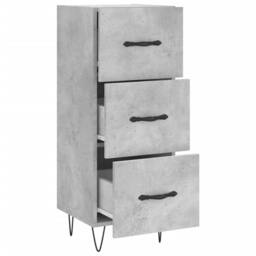 Berkfield Home Sideboard Concrete Grey 34.5x34x90 cm Engineered Wood - thumbnail 5