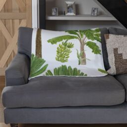 Benjamin Tate Design Camels & Palm Trees Blanket in Natural - Size: 120 cm x 150 cm - thumbnail 2