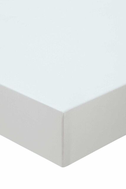 Murmur ' 1000TC' Plain Dye Fitted Sheet in Grey - Size: Super King Fitted - image 1