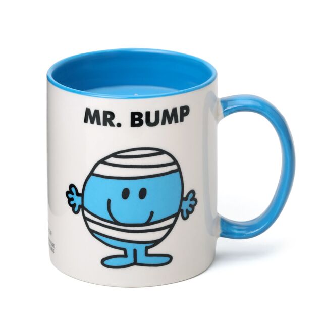 Mr. Men And Little Miss Mr Bump Blueberry & Cedarwood Scented Reusable Mug Candle in Blue - Size: Medium - image 1