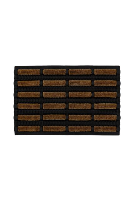 JVL Nimbus Rubber Coir Scraper Tuffscrape Doormat 40x60cm in Natural - Size: 40 cm x 60 cm - image 1