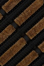 JVL Nimbus Rubber Coir Scraper Tuffscrape Doormat 40x60cm in Natural - Size: 40 cm x 60 cm - thumbnail 3