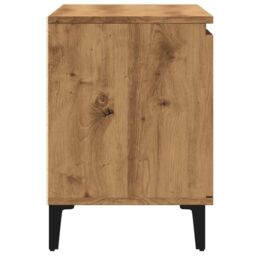 Berkfield Home TV Cabinet Artisan Oak 102x35x50 cm Engineered Wood in Brown - Size: 102 x 35 x 50 cm - thumbnail 5