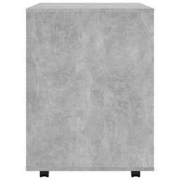 Berkfield Home Rolling Cabinet Concrete Grey 60x53x72 cm Engineered Wood - Size: 60 x 53 x 72 cm - thumbnail 6