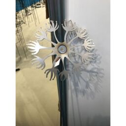 Poppyforge Dandelion Pin Support 4Ft (BM/RtR) (Pack of 3) - Steel - H122 cm in Silver
