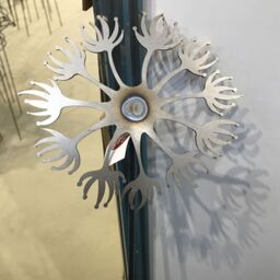 Poppyforge Dandelion Pin Support 4Ft (BM/RtR) (Pack of 3) - Steel - H122 cm in Silver - thumbnail 2