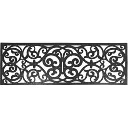 FLAVORA Pack of 4 Rubber Stair Step Treads Mat in Black - Size: 1000mm × 10000mm - thumbnail 2