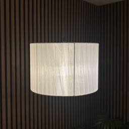 CGC Lighting Sylvie Silk Pleated Round Drum Lamp Shade in Cream - thumbnail 9