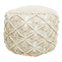 Orsina West Village Pouffe in Brown