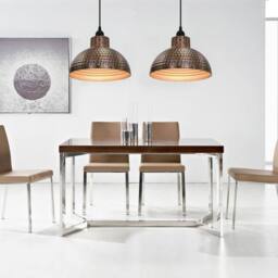 Berkfield Home Elegant Ceiling Lamps 2 pcs Semi-spherical Copper Colour - thumbnail 2
