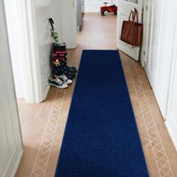RugsX Eton 898 Runner in Blue - Size: 60 cm x 370 cm - thumbnail 3