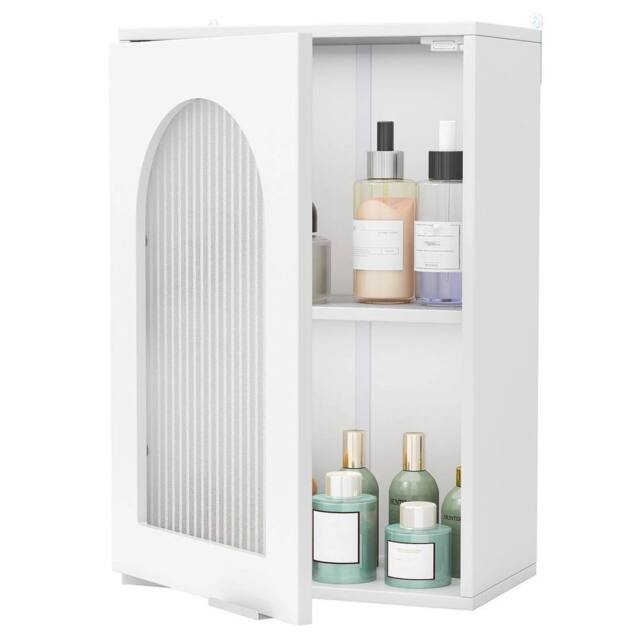 Kelvenix Bathroom Wall Cabinet Medicine Cabinet in White - image 1