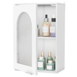Kelvenix Bathroom Wall Cabinet Medicine Cabinet in White