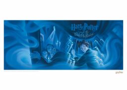 Harry Potter The Order of the Phoenix Book Cover Artwork Limited Edition Art Print in Blue - Size: A3 - thumbnail 1