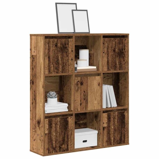 Berkfield Home Bookcase Old Wood 89x24x101.5 cm Engineered Wood in Brown - image 1