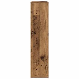 Berkfield Home Bookcase Old Wood 89x24x101.5 cm Engineered Wood in Brown - thumbnail 5