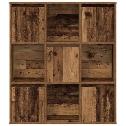 Berkfield Home Bookcase Old Wood 89x24x101.5 cm Engineered Wood in Brown - thumbnail 4