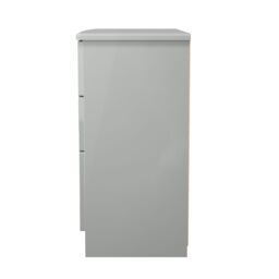 Ready Assembled 2 U Holborn 6 Drawer Wide Chest (Ready Assembled) in Mid Grey - Size: Large - thumbnail 3