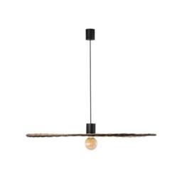 Netlighting Costas Matt Black Rattan Pendant Lamp Ø1000