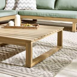 FurnitureboxUK Brisa Solid Wood 5 Seat Outdoor Sofa Set in Green - thumbnail 5