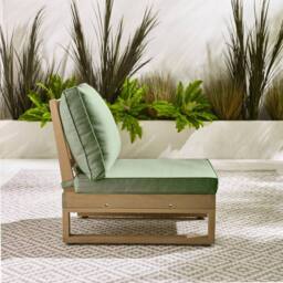 FurnitureboxUK Brisa Solid Wood 5 Seat Outdoor Sofa Set in Green - thumbnail 8