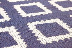 Rugstyle Summer Breeze Outdoor Rug in Navy - Size: 100 cm x 150 cm - thumbnail 3