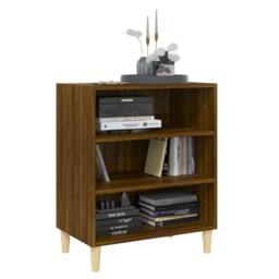 Berkfield Home Sideboard Brown Oak 57x35x70 cm Engineered Wood - Size: 57 x 35 x 70 cm - thumbnail 1