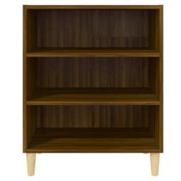 Berkfield Home Sideboard Brown Oak 57x35x70 cm Engineered Wood - Size: 57 x 35 x 70 cm - thumbnail 4