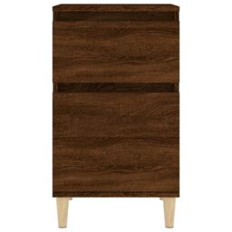 Berkfield Home Bedside Cabinets 2 pcs Brown Oak 40x35x70 cm - Size: 40 x 35 x 70 cm - thumbnail 6