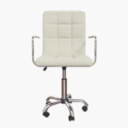 Home Discount Vida Designs Calbo Adjustable Chair UKFR Fabric Armrest Ergonomic in Beige - thumbnail 6