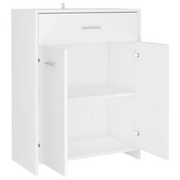 Berkfield Home Sturdy Bathroom Cabinet White 60x33x80 cm Engineered Wood - Size: 60 x 33 x 80 cm - thumbnail 8