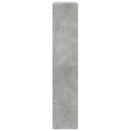 Berkfield Home Room Divider Bookcase 4-Tier Concrete Grey 143.5x29x143.5 cm Engineered Wood - thumbnail 6