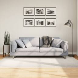 Berkfield Home Rug IZA Short Pile Scandinavian Look Cream 140x200 cm - Size: Medium - thumbnail 2